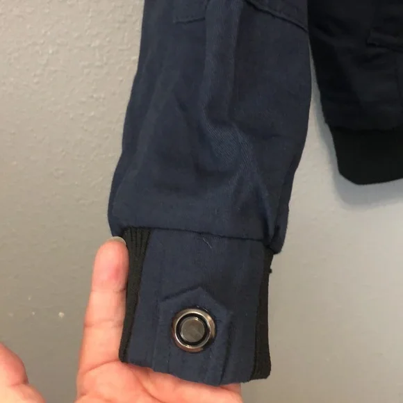 Knock off "Carhartt" coat Men's 2xl navy utility members only look jacket bomber - Picture 4 of 13